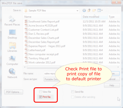 Win2PDF Print File
